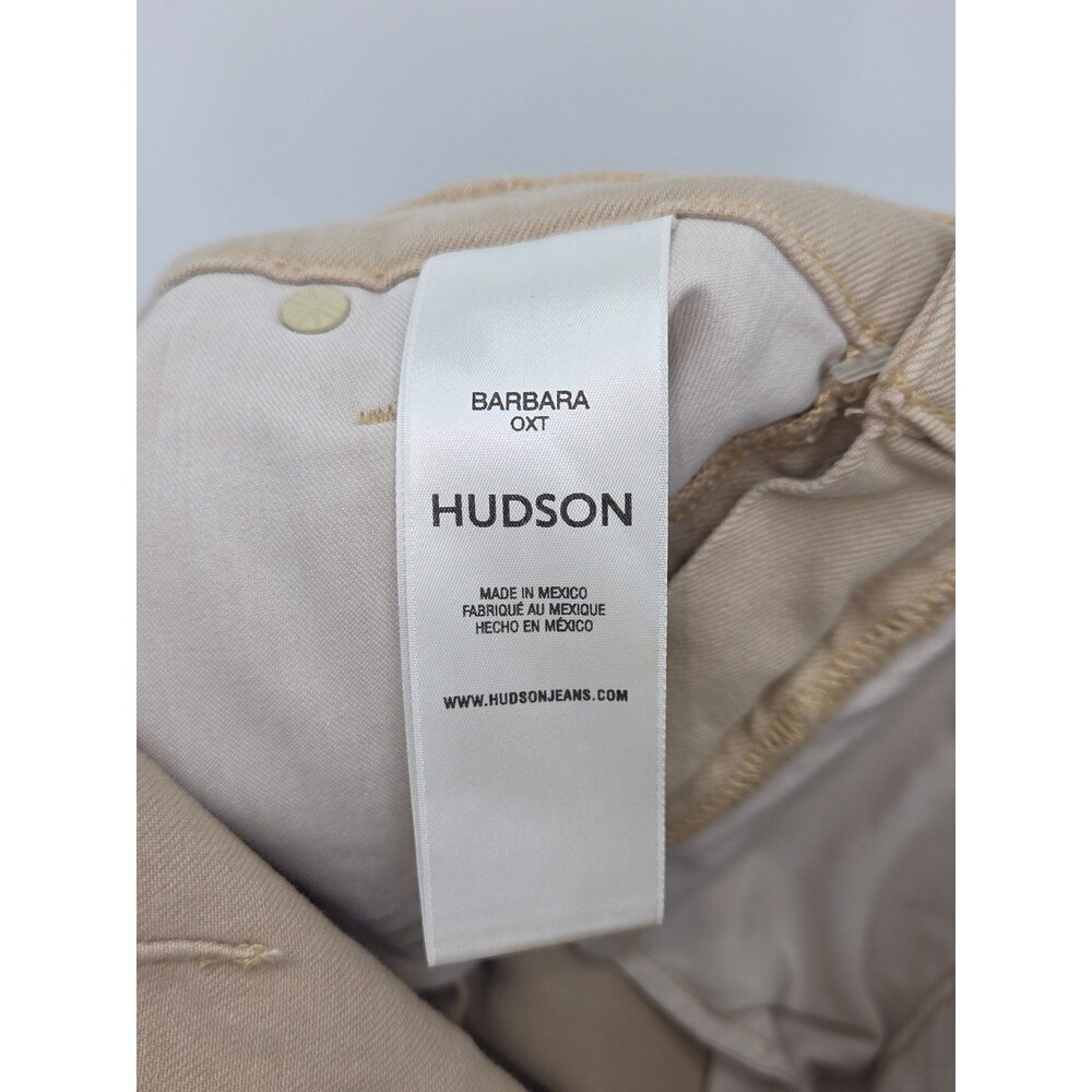 New Hudson Barbara High Rise Bootcut Jeans Womens 27x32 Oxford Tan Split Hem - Picture 4 of 4